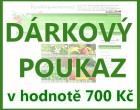 Dárkový poukaz v hodnotě 700 Kč k odběru semen a osiv